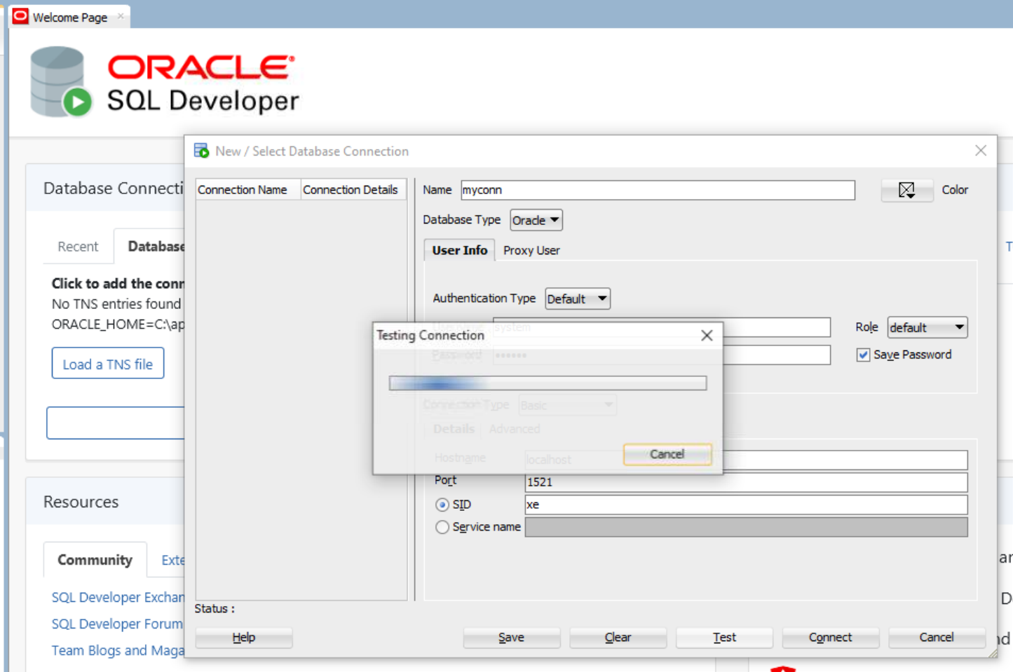 Oracle SQL Developer Application
